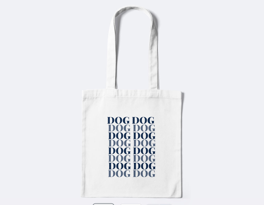 Playful Dog Lover Tote Bag (Non-Custom)