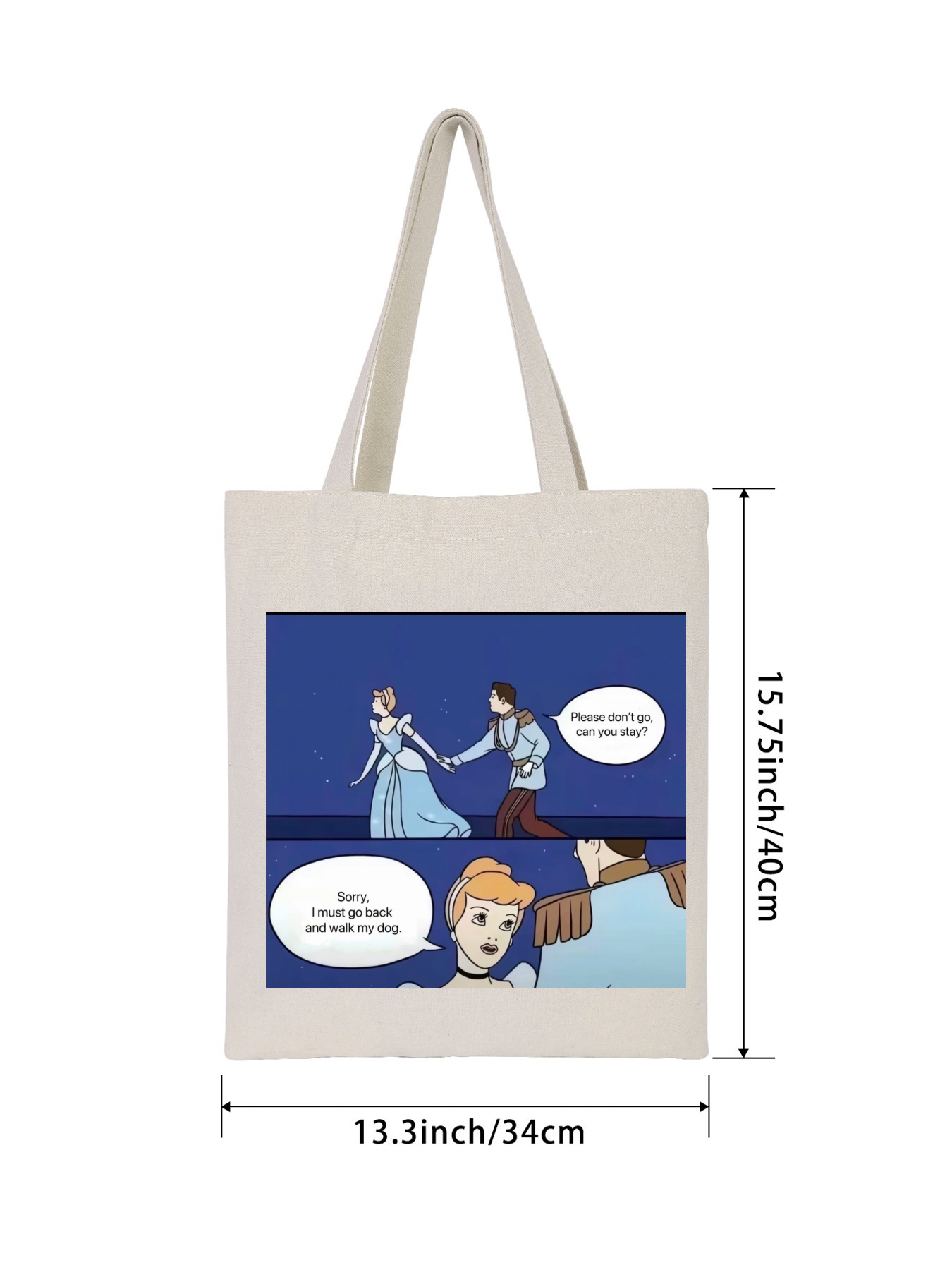Dog Lover Tote Bag  (Non-Custom)