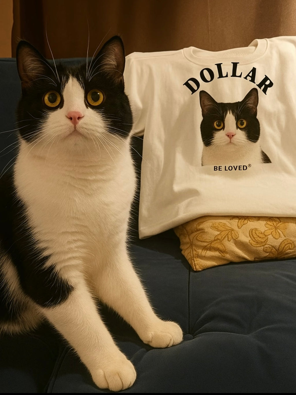 Custom Pet T-Shirt： Name & Photo