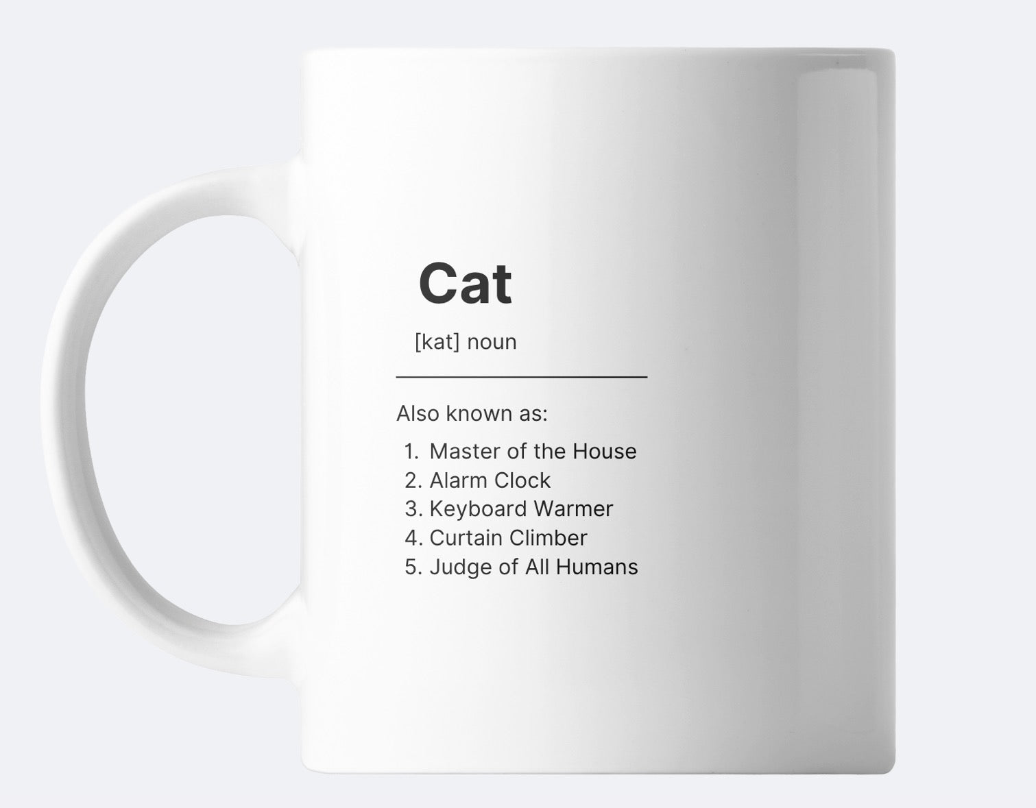 Fun & Quirky Gift for Cat People (Non-Custom)